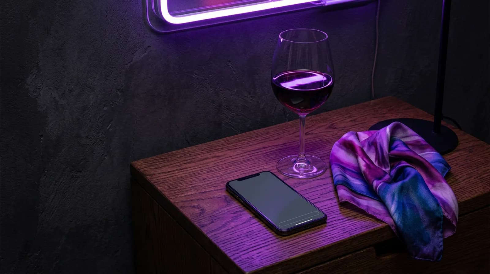 Two overlapping translucent sheets of blank cards, slightly out of register, on a dark plum background